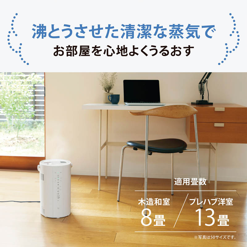 スチーム式加湿器 EE-DG50-WA ホワイト