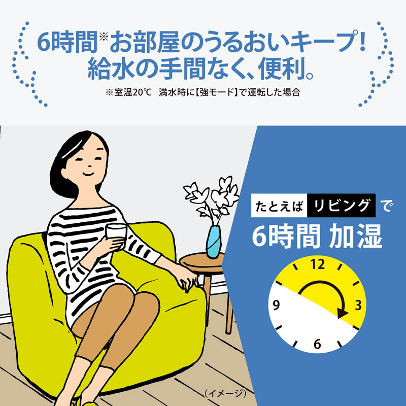 スチーム式加湿器 EE-RV35-WA ホワイト