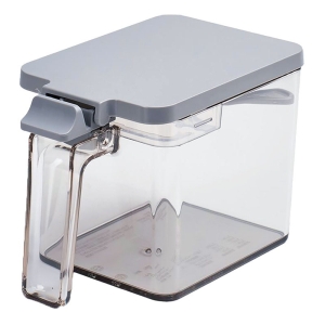 フォルマ 密閉プッシュポット R 700ml グレー