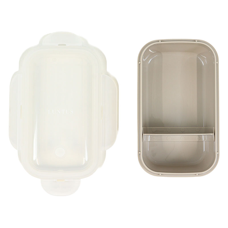 【お取り寄せ商品】ランタス ランチボックス 1段 500ml グレージュ