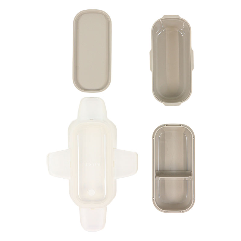 【お取り寄せ商品】ランタス ランチボックス 2段 600ml グレージュ