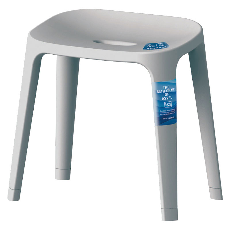 バスチェア 高さ35cm アッシュグレー