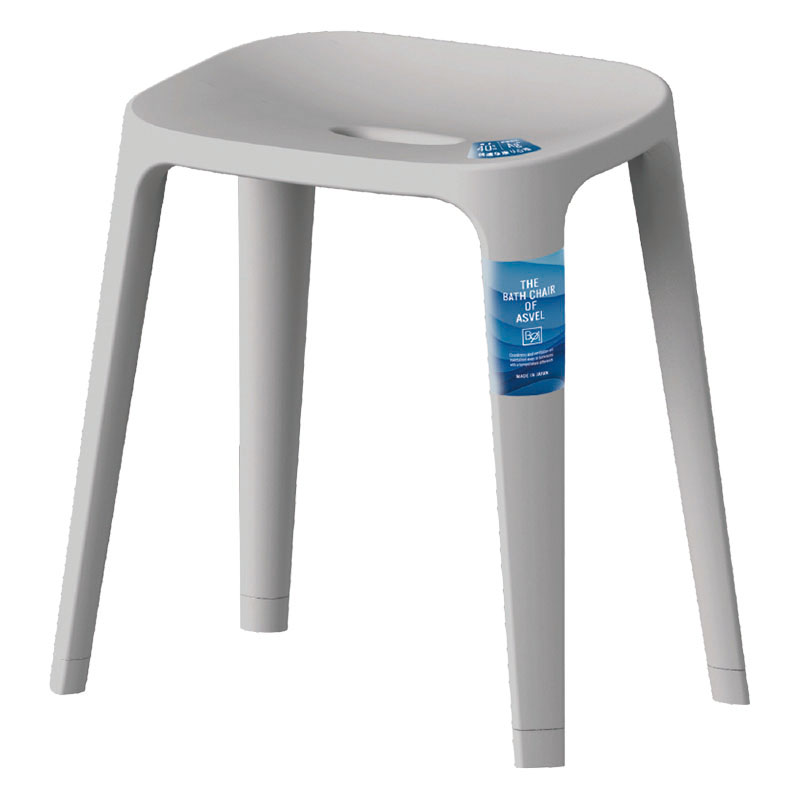 バスチェア 高さ40cm アッシュグレー