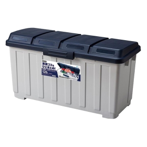 【お取り寄せ商品】4分別 ダストボックス 120L ブルー