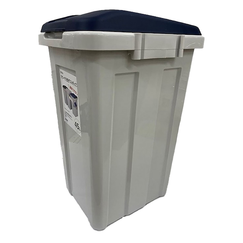 ダストボックス ジョイント分別　ブルー 45L