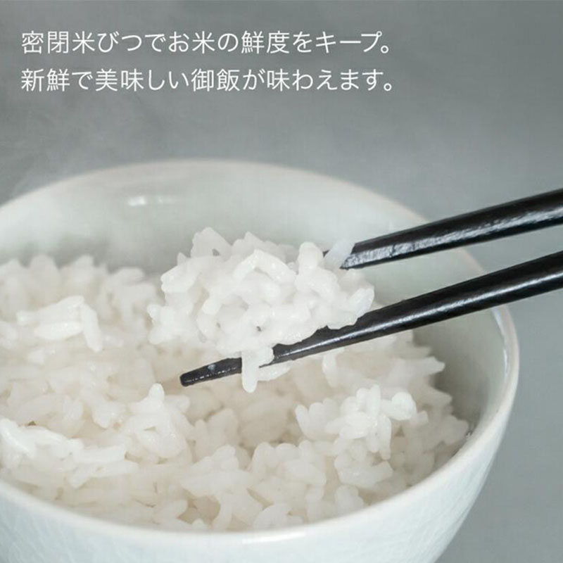 S密閉米びつ 6kg ホワイト