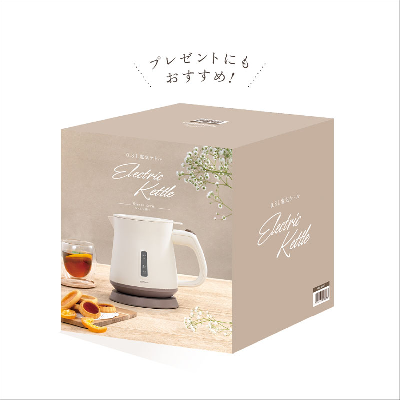 湯漏れ防止ケトル シエスタエクリュ MNK-08B-T