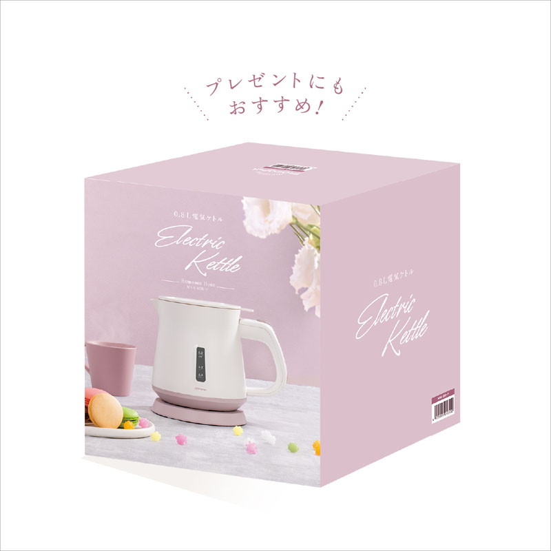 湯漏れ防止ケトル ロマンスローズ MNK-08B-P