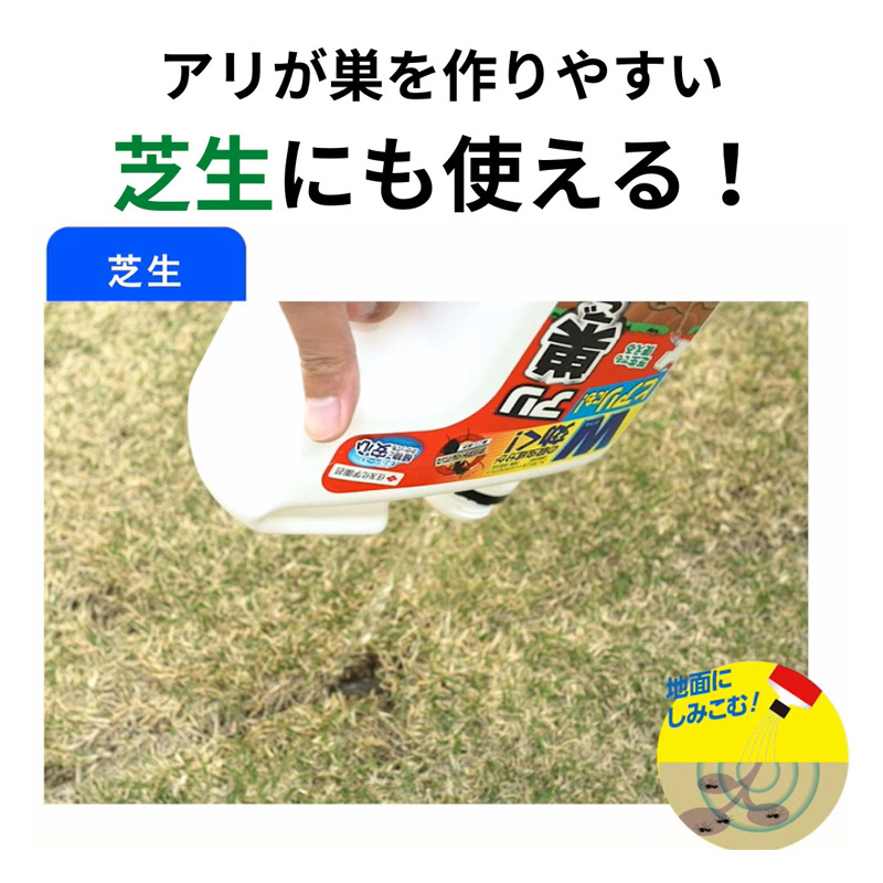 アリアトールシャワー巣ごと退治