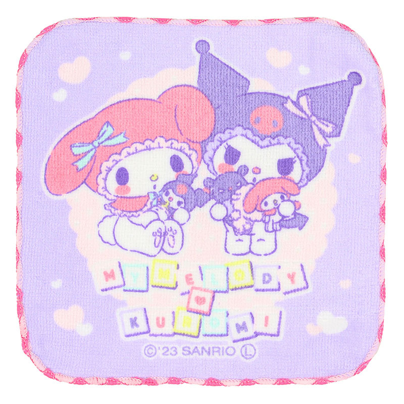 ミニタオル マイメロディ&クロミ 16×16cm 3枚組