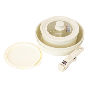 carote IH ワンハンドル 8点セット ガス火・IH対応