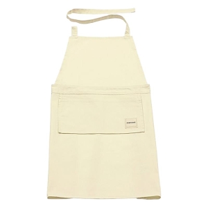 carote コンパクトに収納できる 首掛けエプロン アイボリー