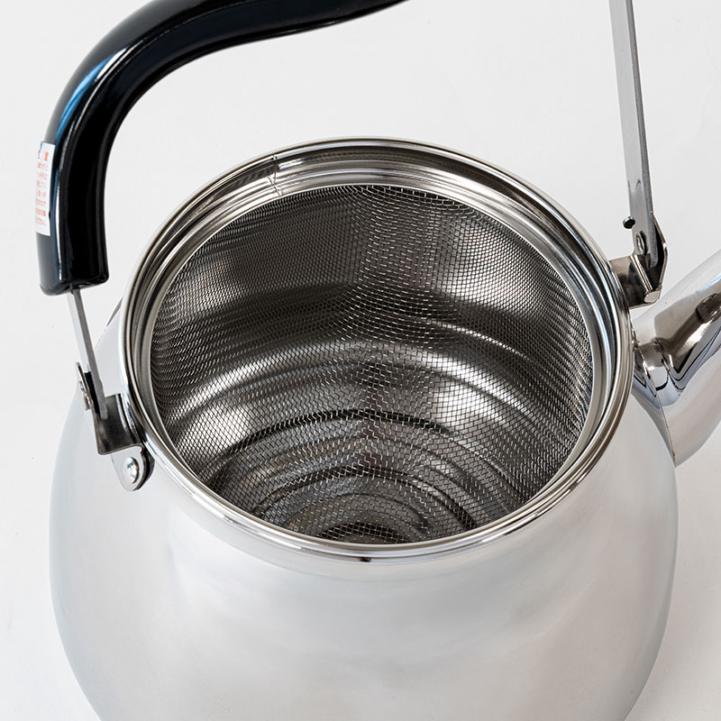 ステンレス製 茶こし付きケトル 3L IH・オール熱源対応