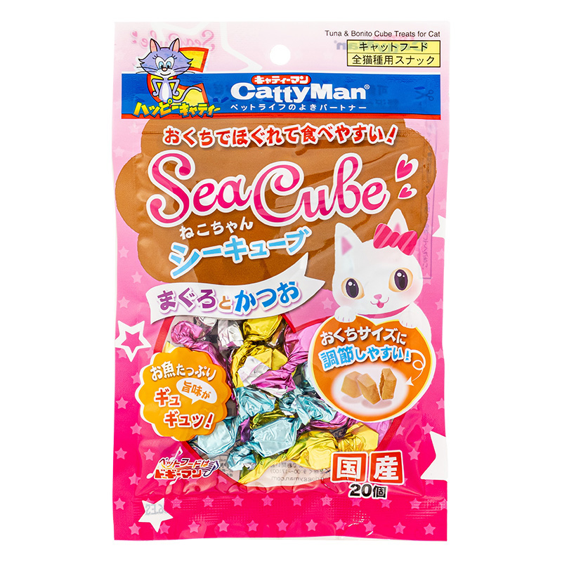 キャティーマン ねこちゃんシーキューブ まぐろとかつお 20個