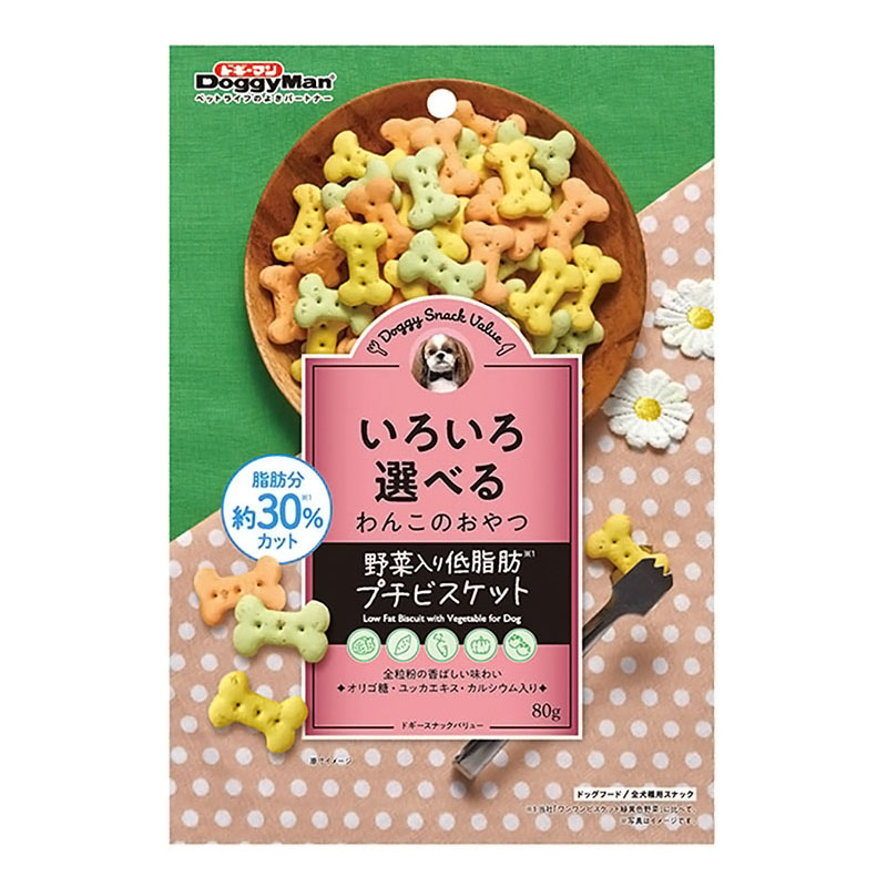 DSV 野菜入り低脂肪プチビスケット 80g