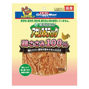 無添加良品 アキレススティック 鶏ささみ100％ 100g