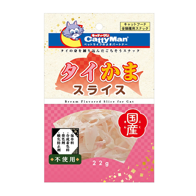 キャティーマン タイかまスライス 22g