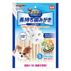 ホワイデント 長持ち歯みがき ギザ棒ガム S 21本