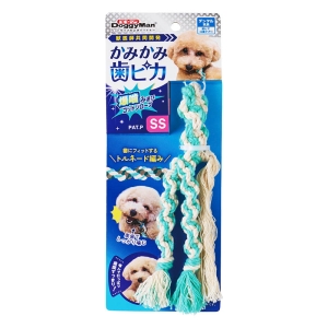 かみかみ歯ピカ 爆噛み遊びコットンロープ SS