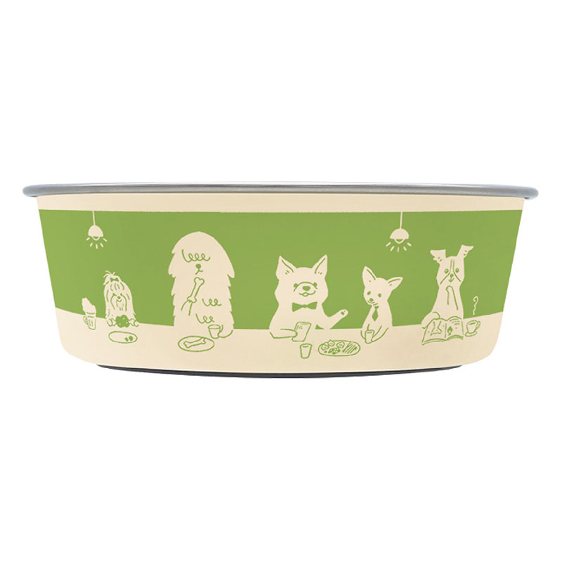 ステンレスの食器 ごはんにゃわん 犬用 SS ビストロ