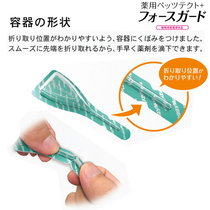 薬用ペッツテクト+ フォースガード 中型犬用 1本入【動物用医薬部外品】