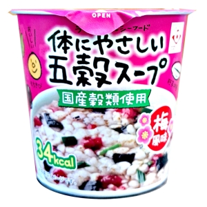 カップ五穀スープ 梅風味 11g