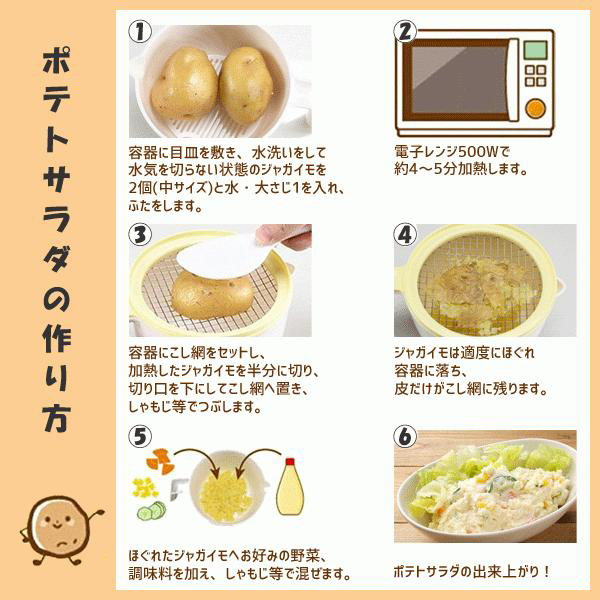 レンジでポテサラ