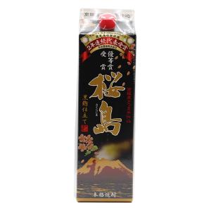 桜島黒麹仕立て 焼酎 芋25度 1.8L