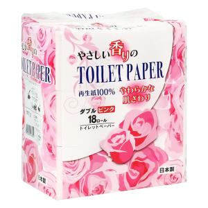 新やさしい香りのトイレットペーパー ピンク ダブル