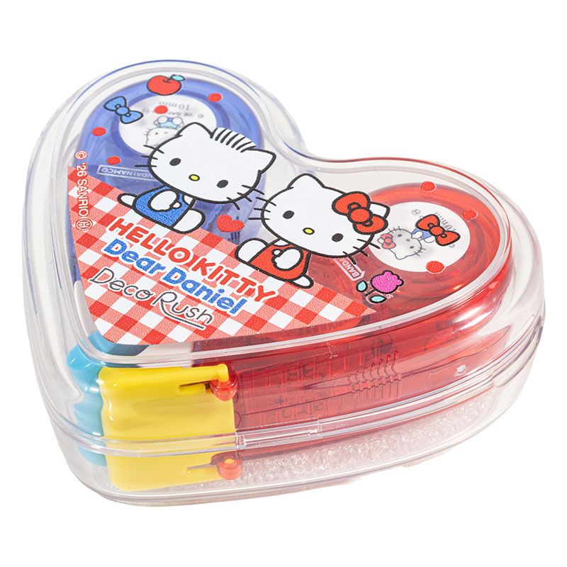 デコラッシュ ハートケースセット ハローキティ&ダニエル 10mm幅