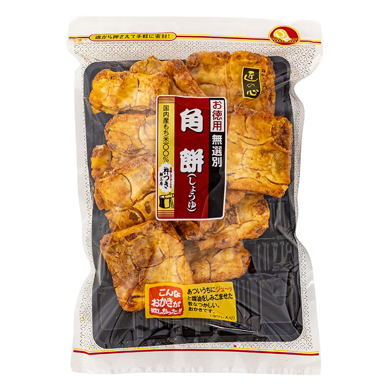 角餅 しょうゆ 無選別 180g