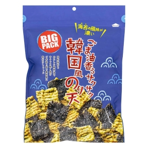 ごま油香るサクサク韓国風のり天 BIGPACK100g