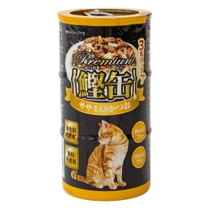 プレミアム鰹缶 ササミ入りかつお 450g(150g×3缶)