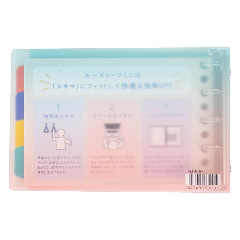 セッションバインダー ミニサイズ(9.7×15.2cm) グラデーション FM310-97