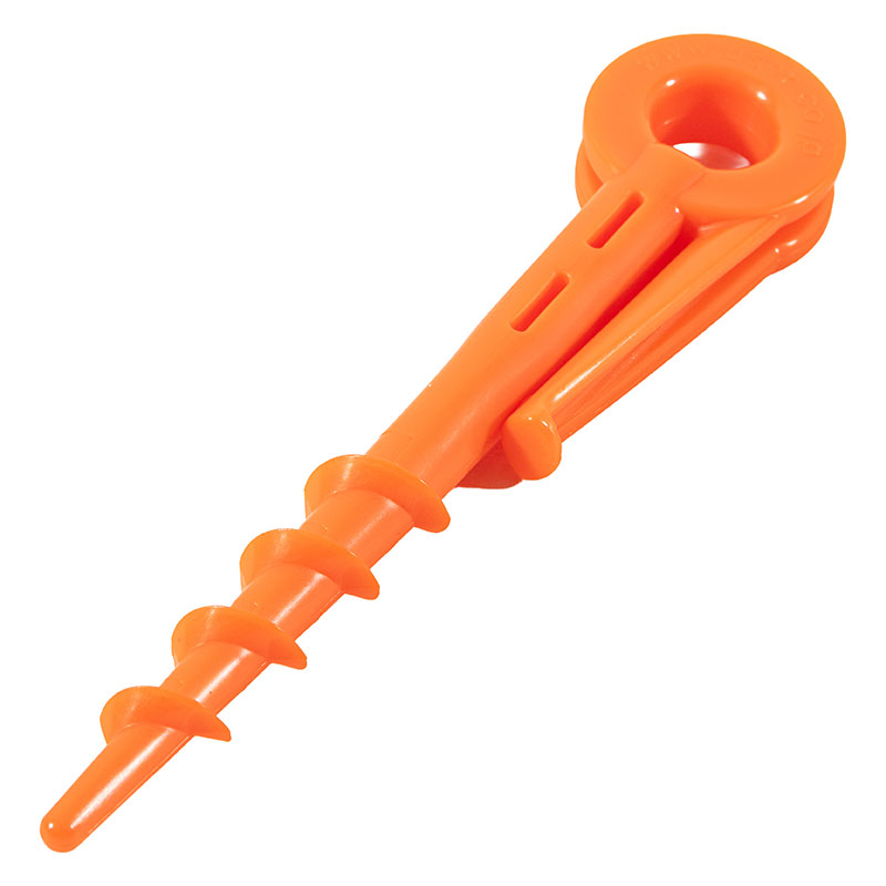 砂よけシートペグ 6本組 スクリュータイプ