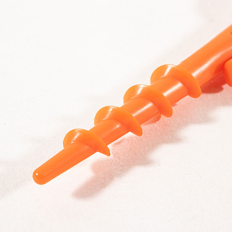 砂よけシートペグ 6本組 スクリュータイプ