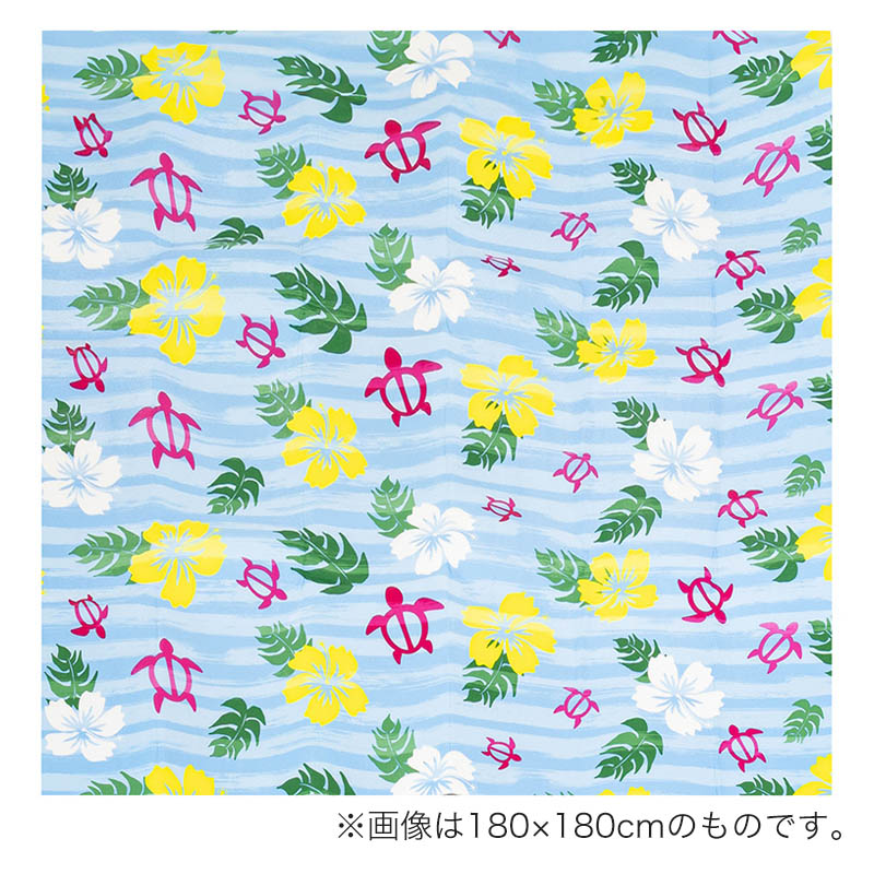 家庭用 プール下マット 180×180cm ホヌ柄