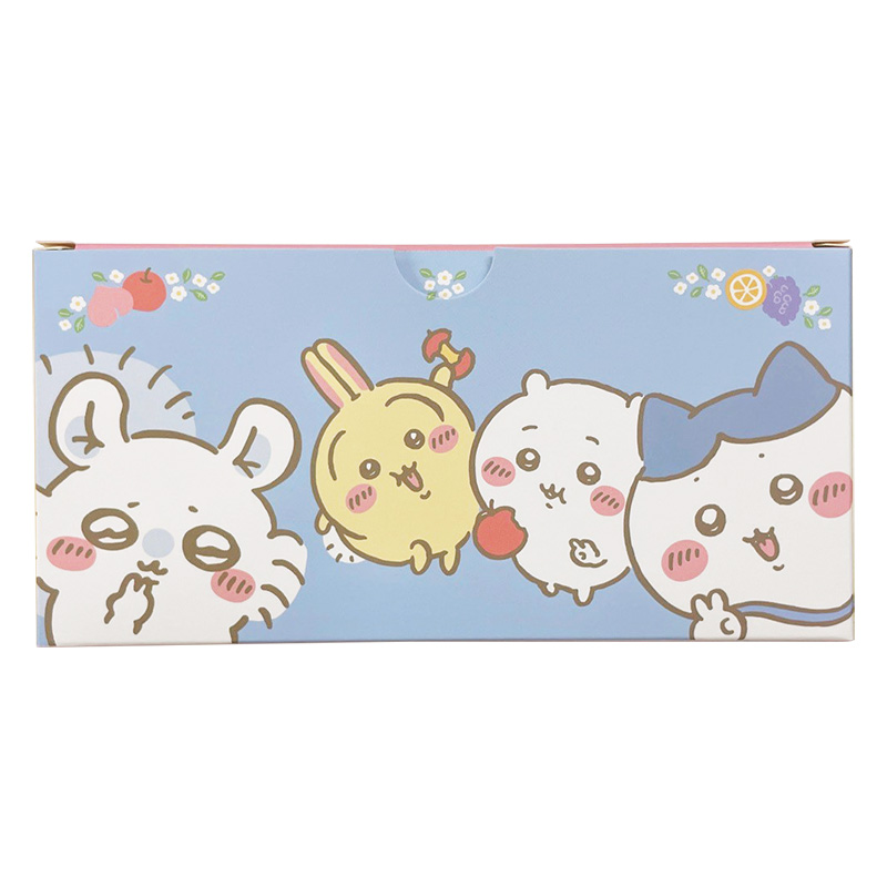 【お取り寄せ商品】大人用 ちいかわ（フルーツ） 3Dチャームポイントマスク 20枚入り＋ポーチ付き