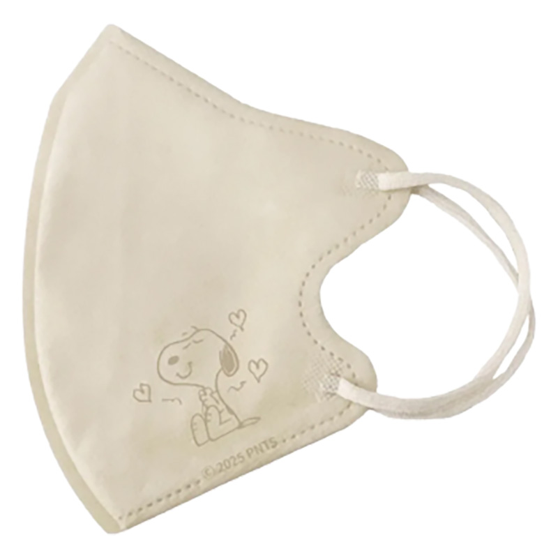 【お取り寄せ商品】大人用 スヌーピー（レッツプレイウィズスヌーピー） 3Dチャームポイントマスク 20枚入り＋ポーチ付き