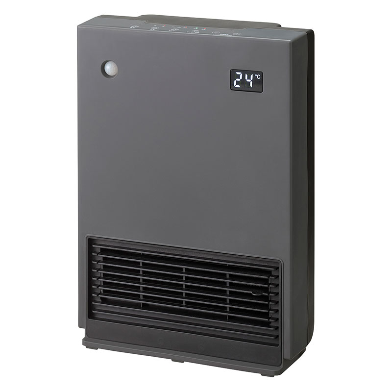 人感・温度センサー付 セラミックヒーター YA-S1228SGM H グレー