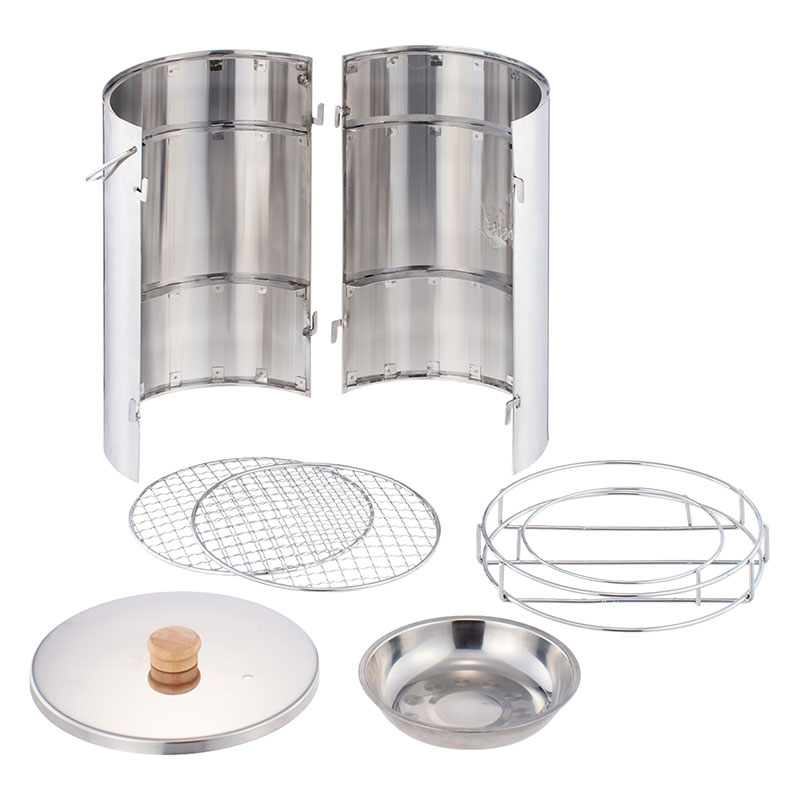 【お取り寄せ商品】LOGOSの森林 ファミリースモーカー シルバー