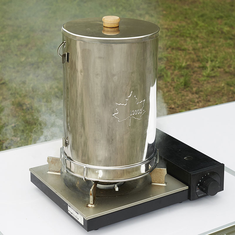 【お取り寄せ商品】LOGOSの森林 ファミリースモーカー シルバー