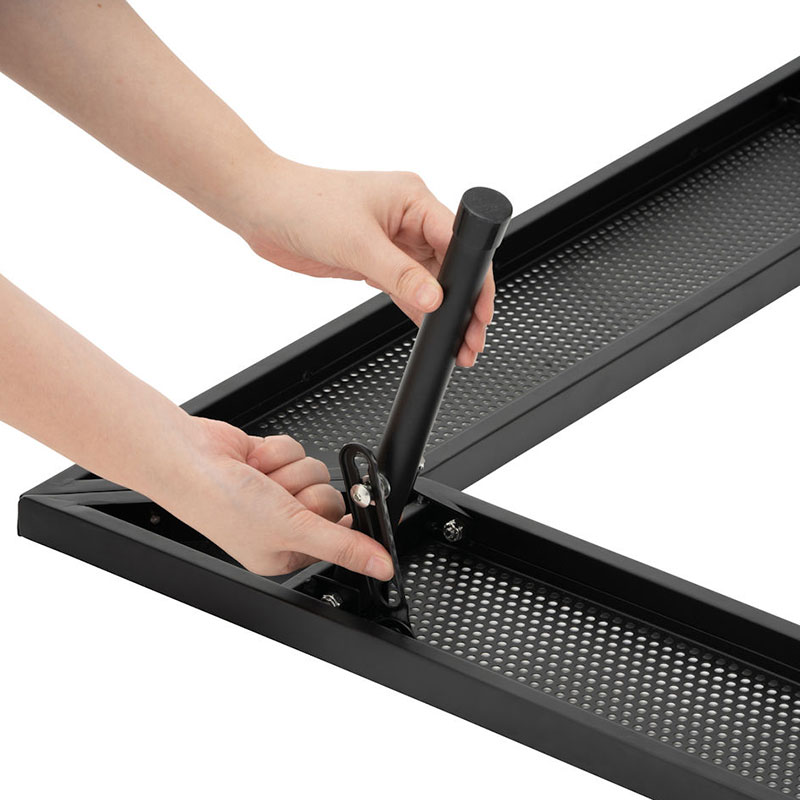 【お取り寄せ商品】アイアン囲炉裏テーブル  ブラック