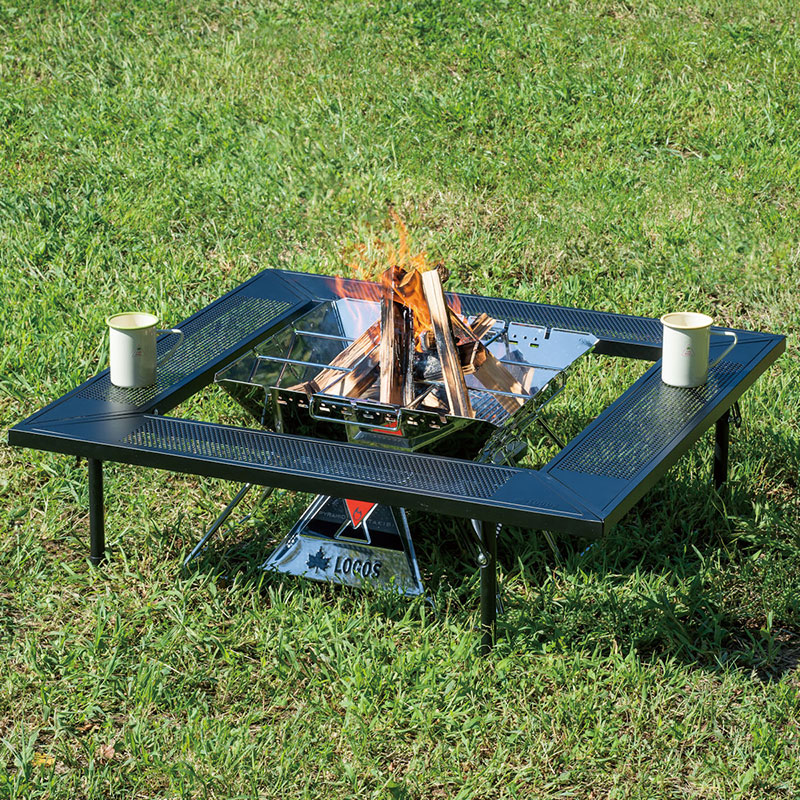 【お取り寄せ商品】アイアン囲炉裏テーブル  ブラック