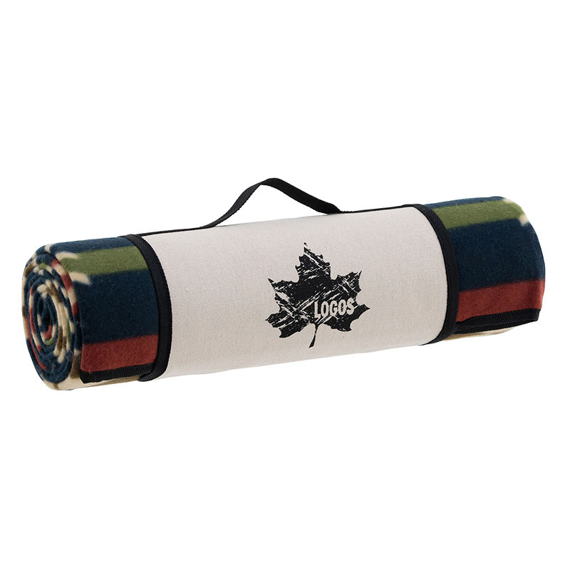 ●断熱防水ピクニックサーモマット(110×155cm)(LOGOS LAND) ネイビー