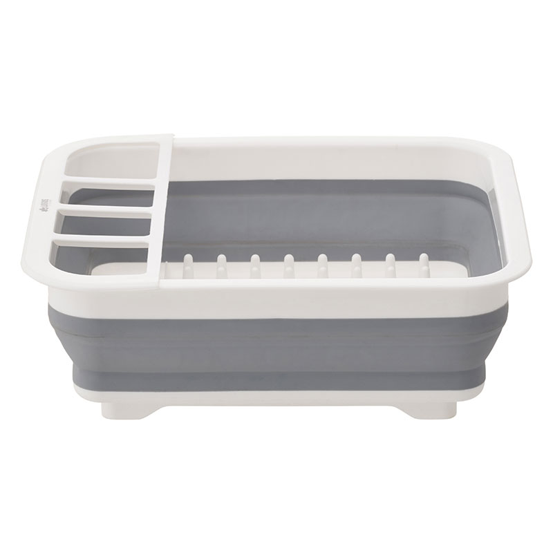 【お取り寄せ商品】LOGOS たためる水切りラック ホワイト