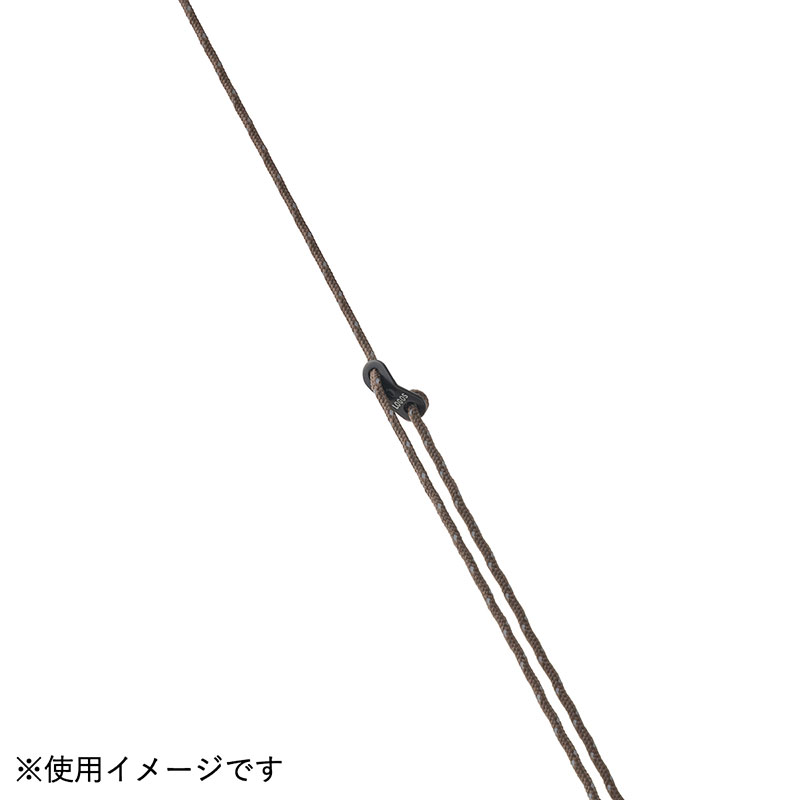 【お取り寄せ商品】タフ・リフレクターガイロープ(直径6mm×20cm) ブラウン