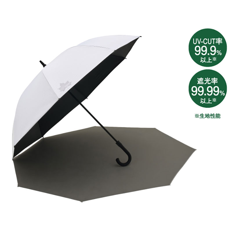 【お取り寄せ商品】ソーラーブロック日傘・ワイド (晴雨兼用) ホワイト