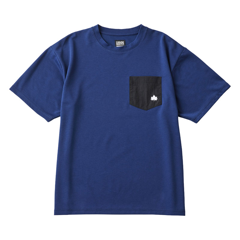 【お取り寄せ商品】LOGOS by LIPNER ボディリカバリーTシャツ ネイビー