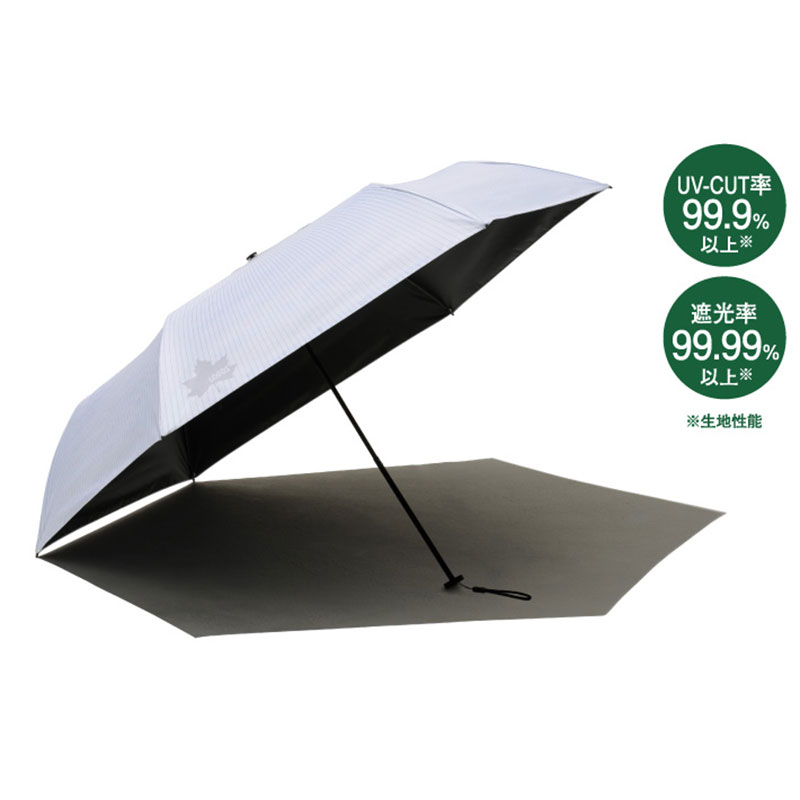 【お取り寄せ商品】ソーラーブロック日傘・コンパクト (晴雨兼用) ホワイト